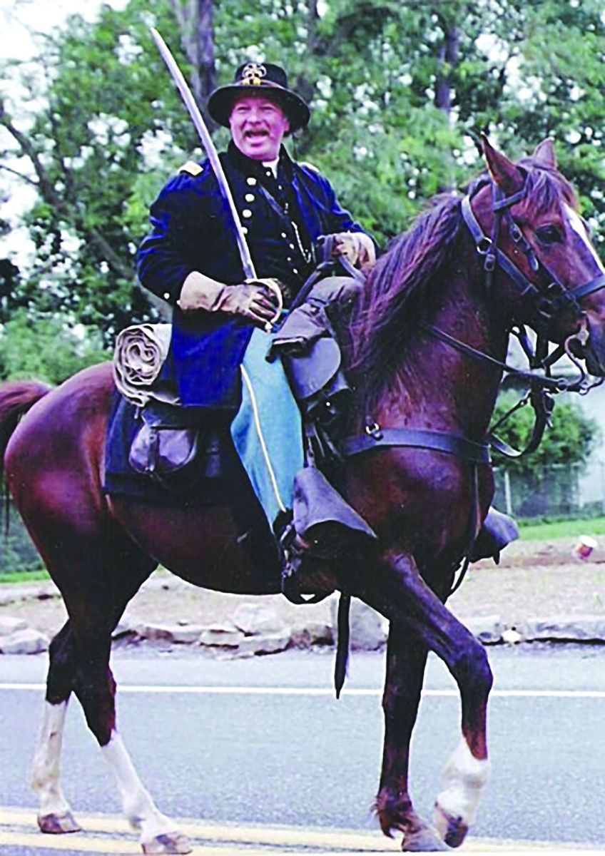 Cliff during a Civil War parade in the late 1990’s.