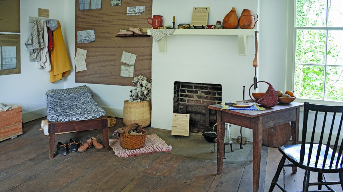 Slave exhibit at Historic Travellers Rest.