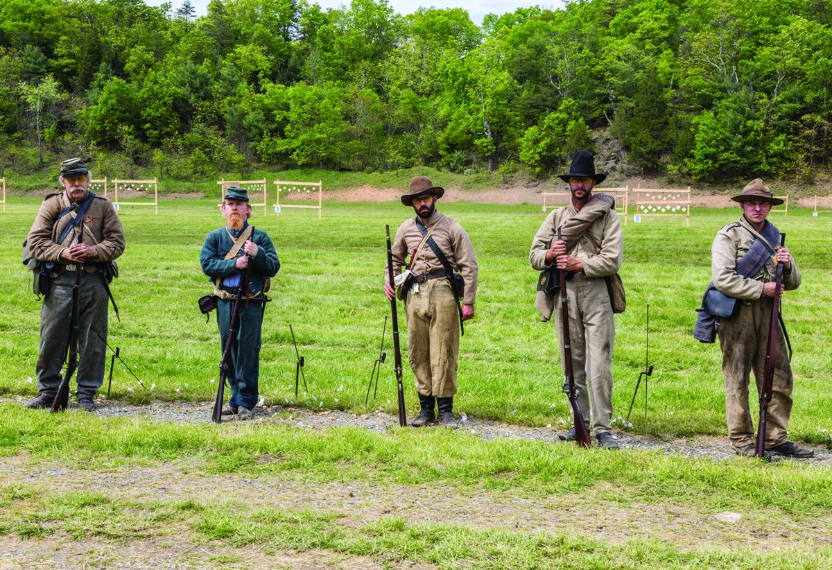First Maryland “Blackhats” at the Spring N-SSA Nationals at Fort Shenandoah. L-R Larry Babits, Matthew Reen, Cody Harding, Travis Haymaker and Thomas Cochran.