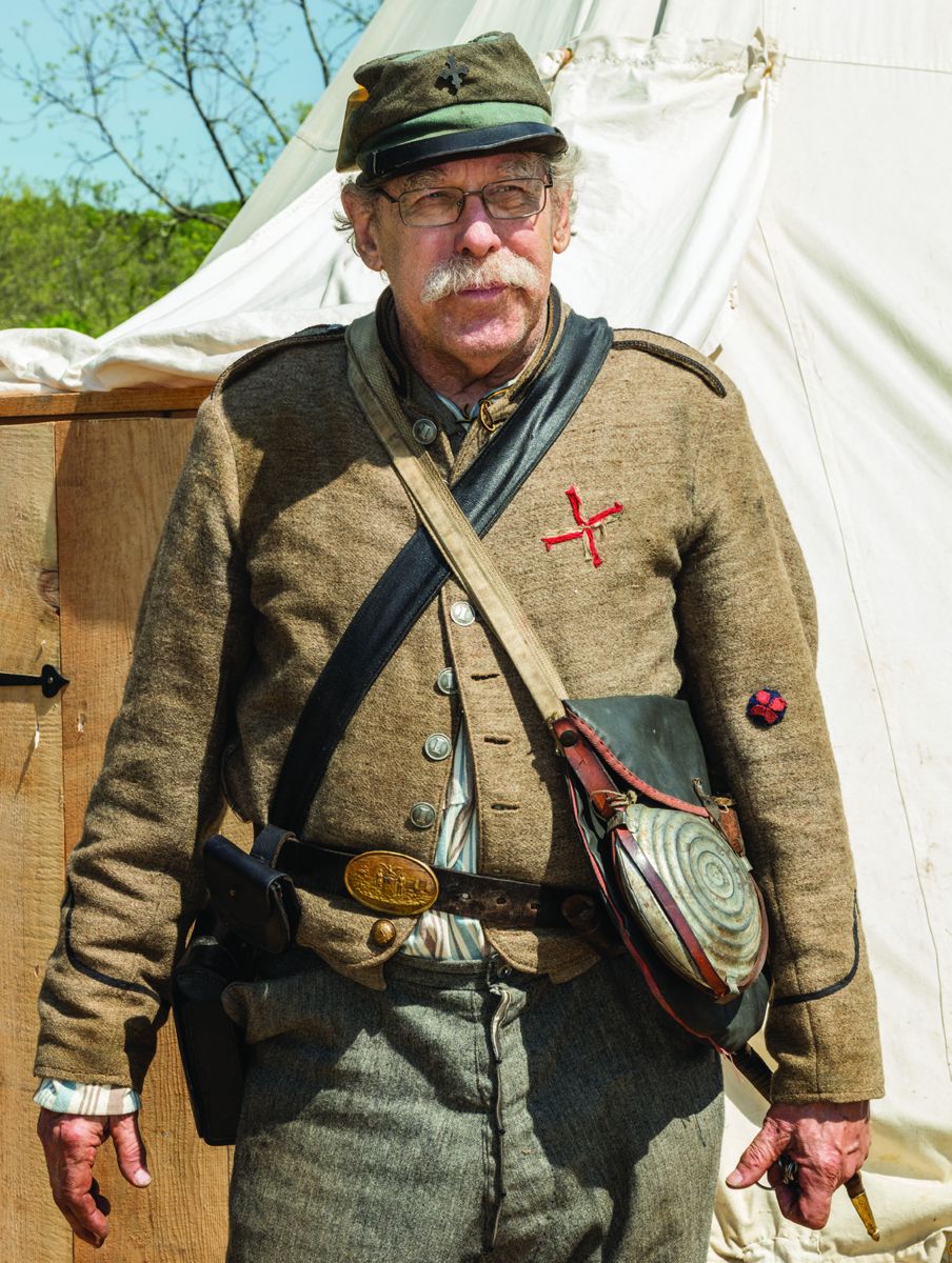 Author Private Lawrence “Larry” Babits in uniform of the First Maryland “Blackhats”.