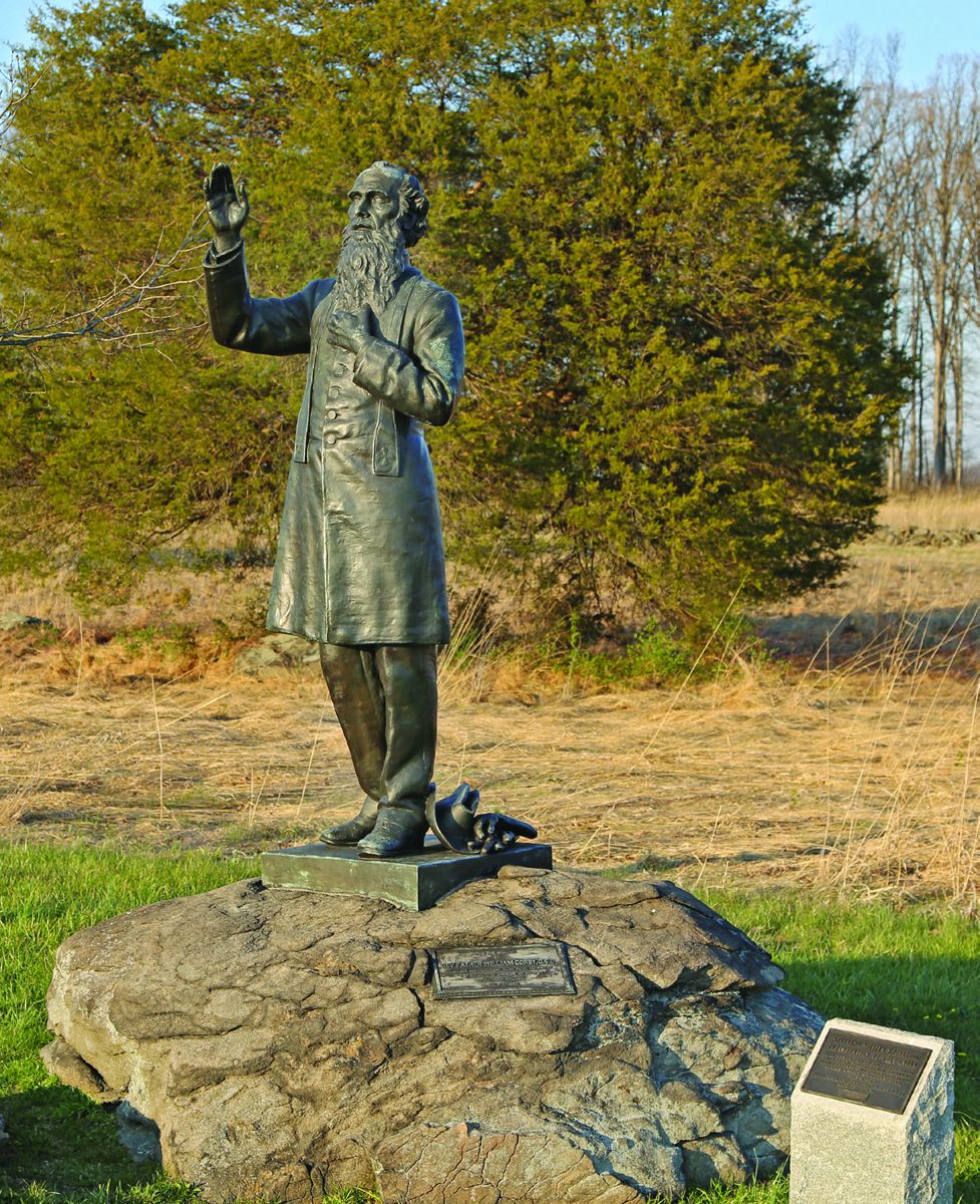 Father Corby Monument at the Wheatfield, Gettysburg National (Gettysburg Foundation)