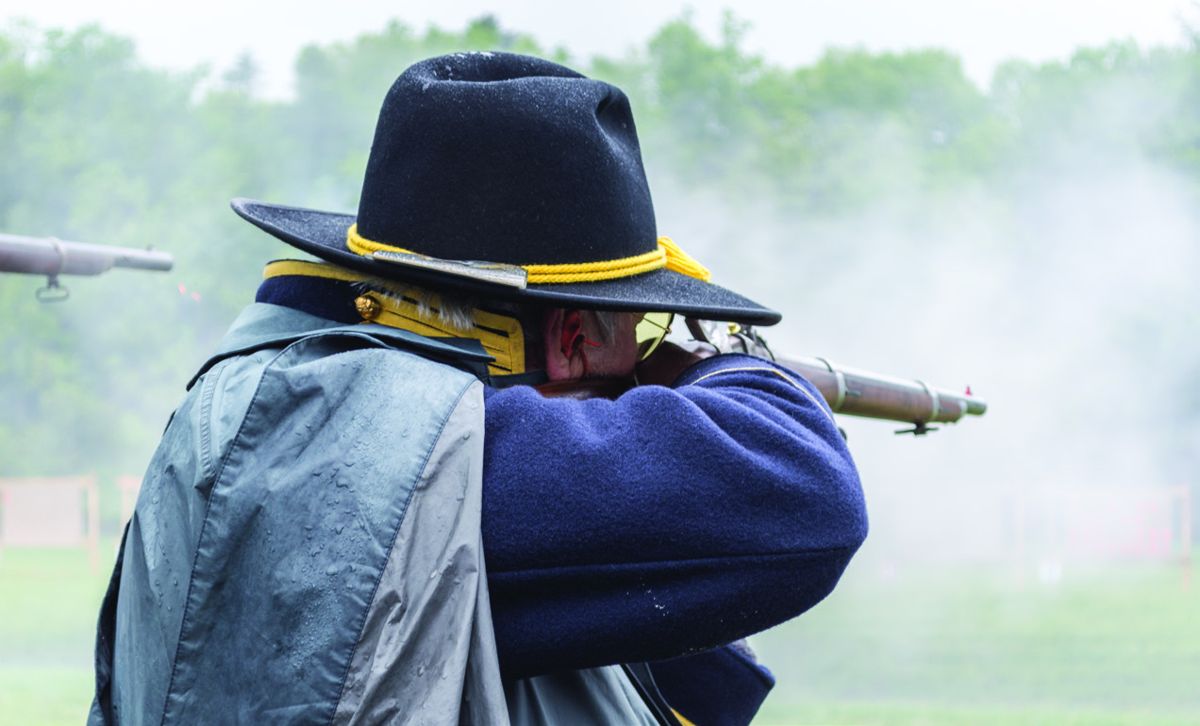 The musket match is the finale and highlight of every national competition. After impressive opening ceremonies, 149 eight-member teams competed in the five-event match.