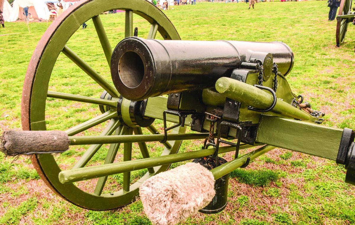 This Model 1841 Field Howitzer was used in both the Confederate and Union armies during the Civil War. It was also used in the Mexican (All photos Bob Ruegsegger)