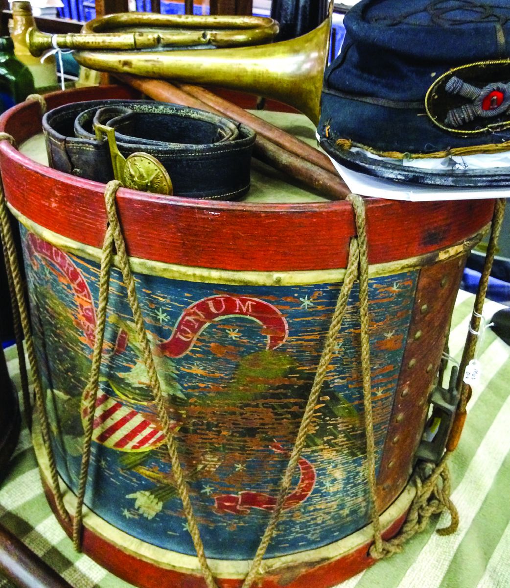 Uniform equipment, identified groupings, regimental and other historical items were abundant.