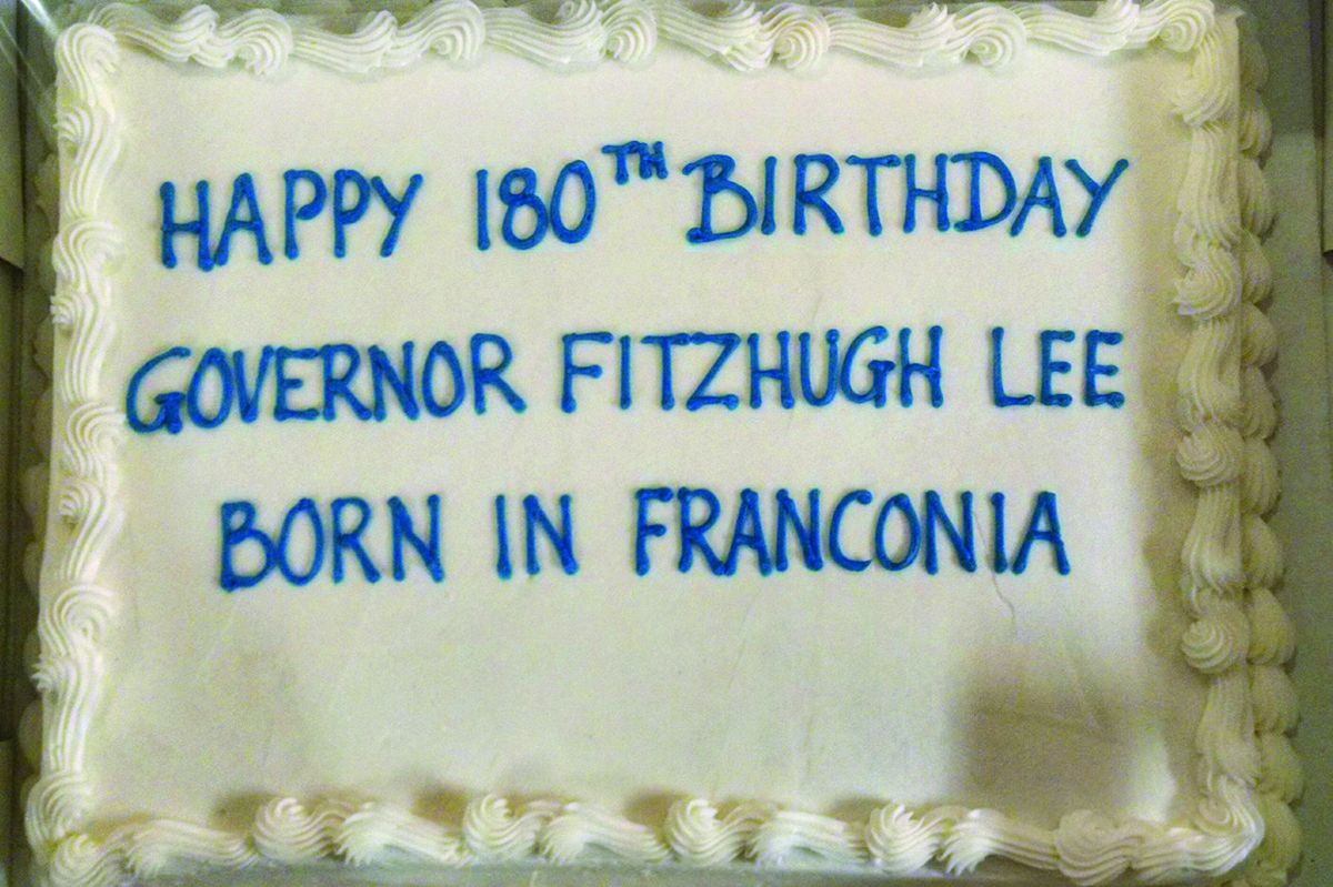 Fitzhugh Lee’s 180th birthday warrants a special cake.