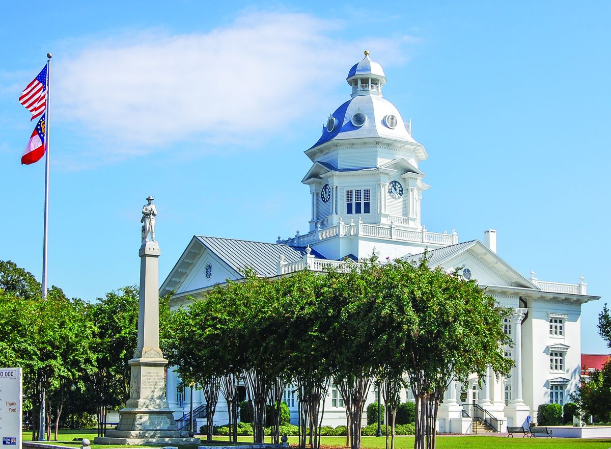 Moultrie boasts one of Georgia’s fine McNeel monuments, built by the U.D.C. in 1909.
