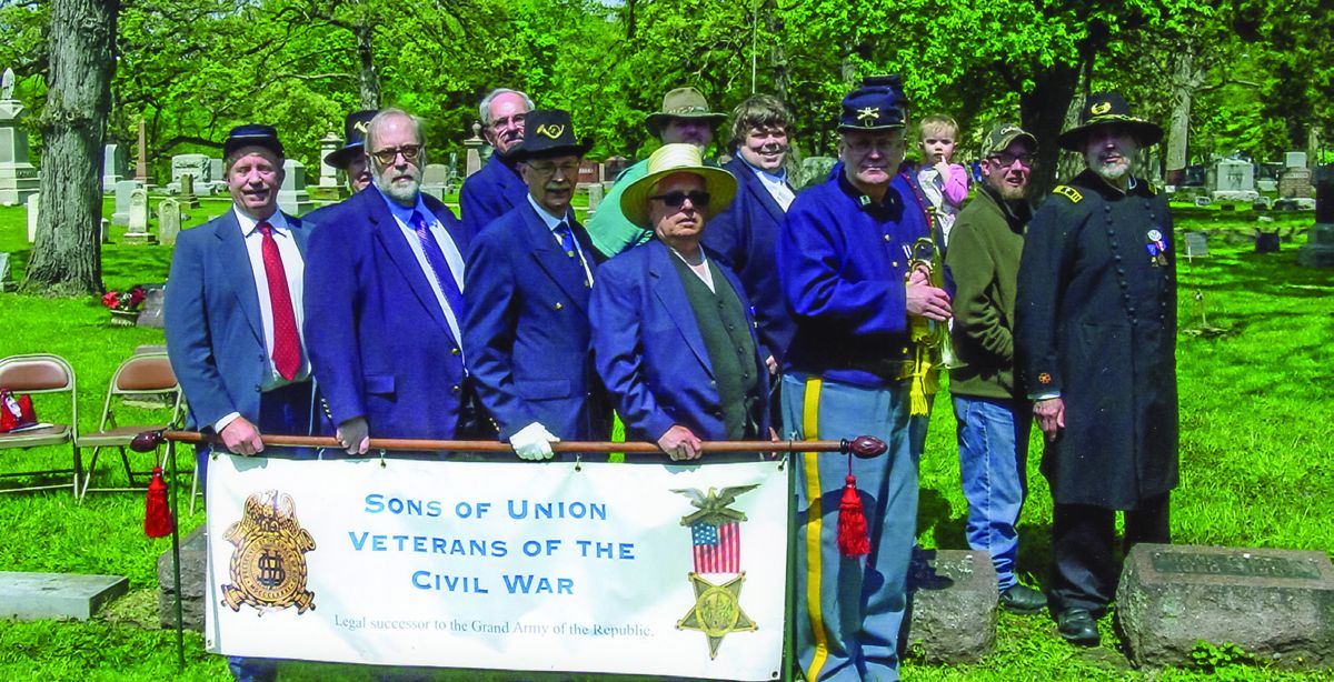 Members of Philip H. Sheridan Camp #2 Sons of Union Veterans.