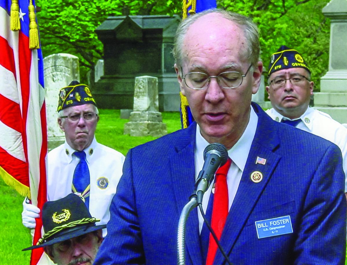 Congressman Bill Foster was one of the speakers at the event.