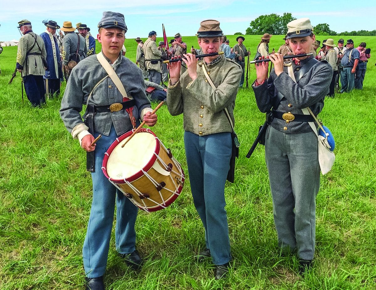 The Gettysburg-based Boy Scout Venture Crew 1863.