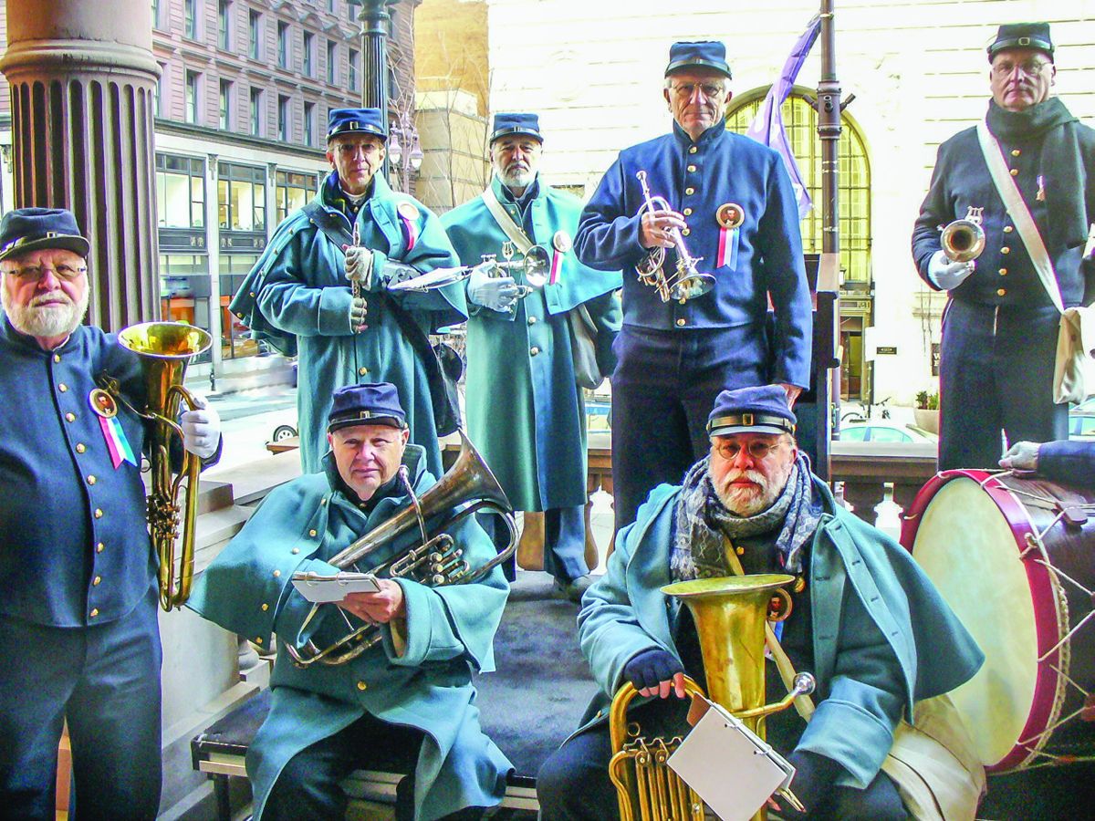 Beck’s Philadephia Brigade Band performed patriotic airs.