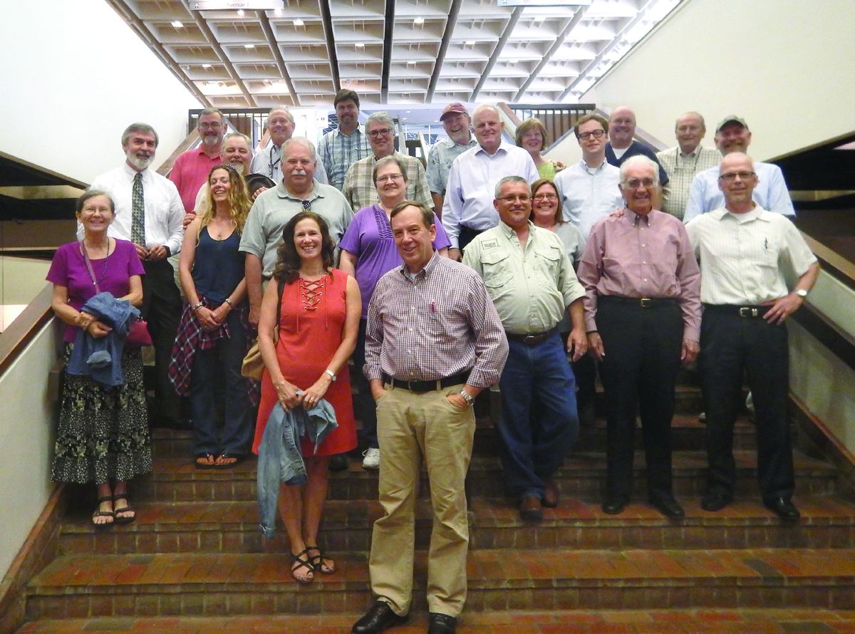 Some of the Franklin Civil War Round Table members at the tour. (All photos Greg L. Wade)