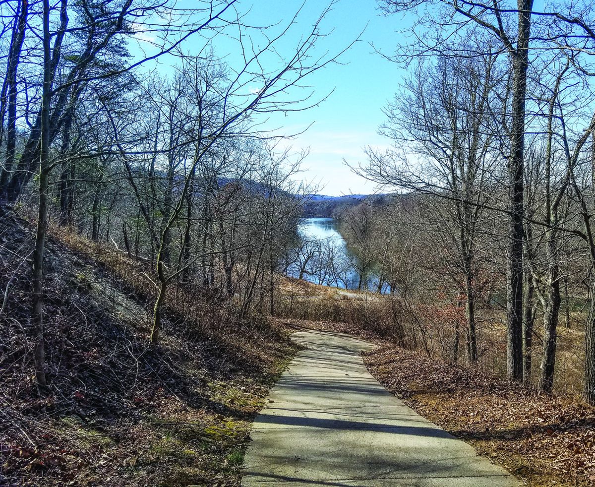 Cool Spring Battlefield from the bluffs overlooking the Shenandoah River. During the battle the 1st R.I. Arty., Btry. C fired from this position across the river. (Jonathan A. Noyalas)