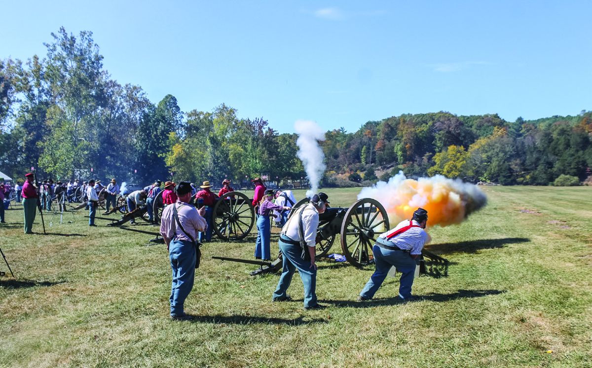 Rifled and smoothbore cannons, howitzers, and rifled howitzers all competed in the artillery matches at the 136th N-SSA National