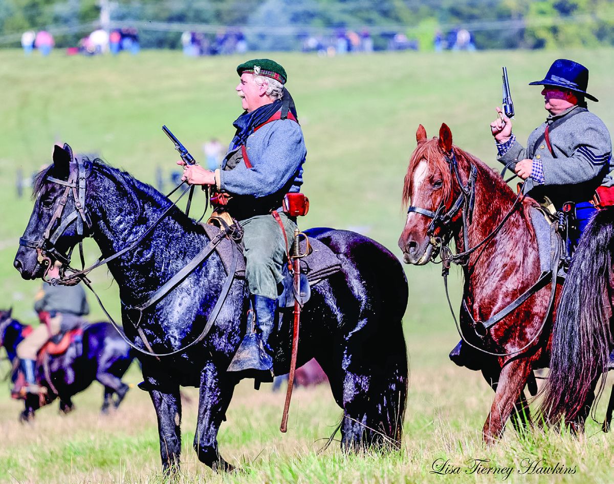 Patrick Sullivan (left) and Lee Towne (right) both ride with the