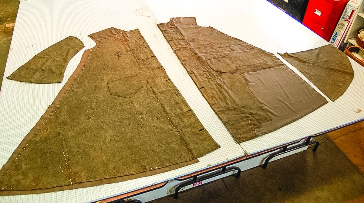 Coat panels, during treatment.
