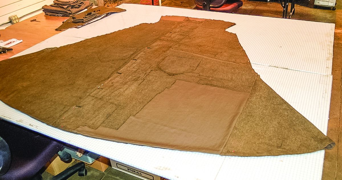 Left coat panel, after stabilization.