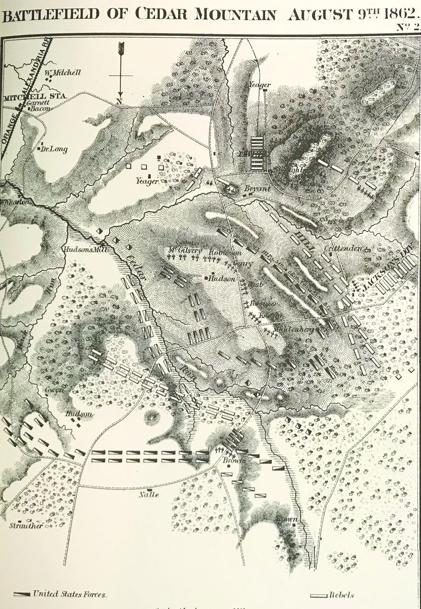 Cedar Mountain map from volume eight.