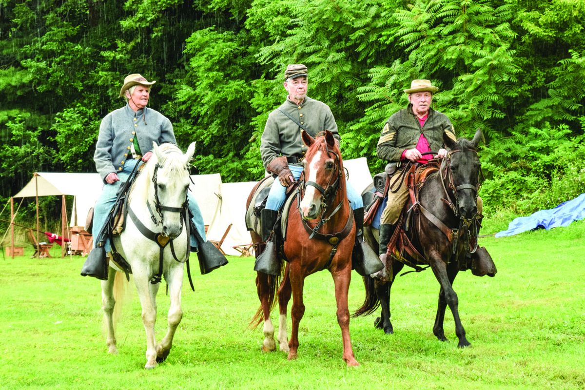 Confederates attack the train. The 35th Battalion, Virginia Cavalry led by Lt. Colonel Elijah White staged raids in Pennsylvania in order to cut Federal supply lines.