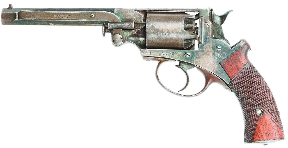 Overall reverse view of Mass. Arms Adams #554.