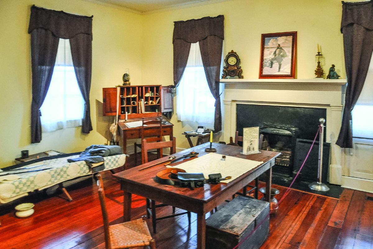 The Civil War Communication Room, the only one depicted in Tennessee.