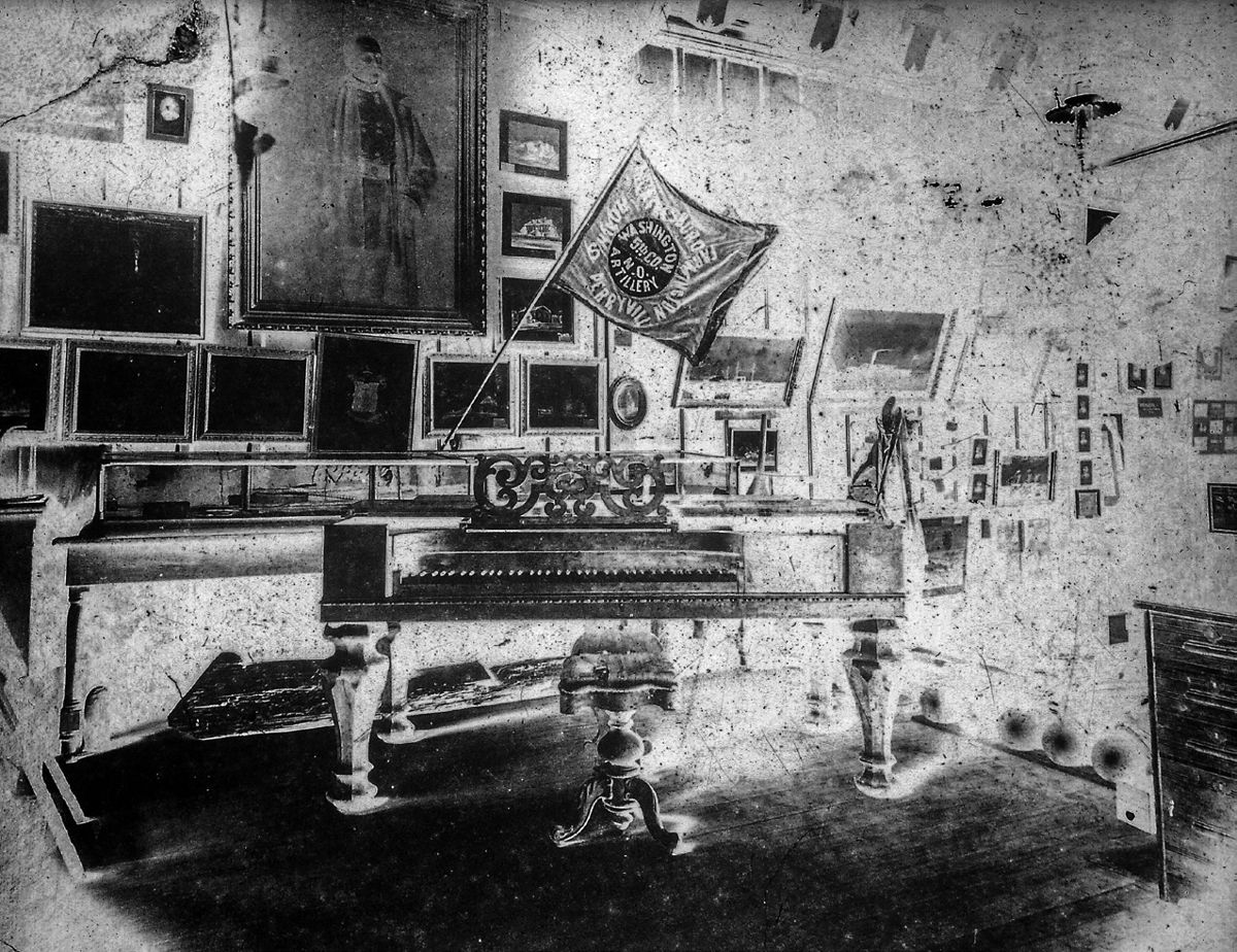 Chickering Piano, veteran of the Siege of Jackson, MS.