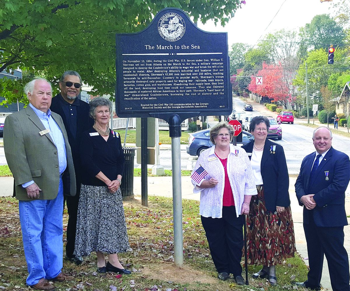 March To The Sea Marker — lead photograph from the original article