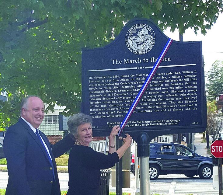 March To The Sea Marker — photograph 2 from the original article
