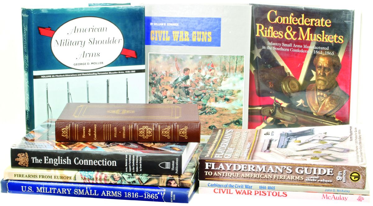 A recap of all the books mentioned, you would do well to own every book pictured here if you want to collect Civil War era firearms.