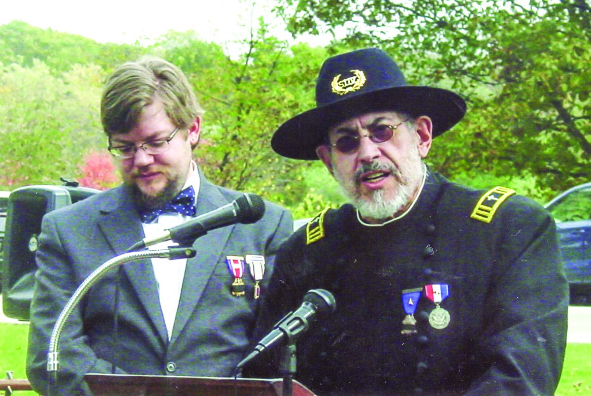 Sheridan Camp Commander Reineke (left) and SUVCW National Chaplain Kowalski.