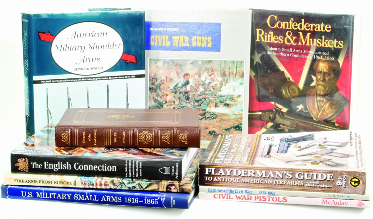 My “Top 10” books on the subject of Civil War era arms. Some are out of print and some can be hard to find, but all are worthy of including in your arms library.