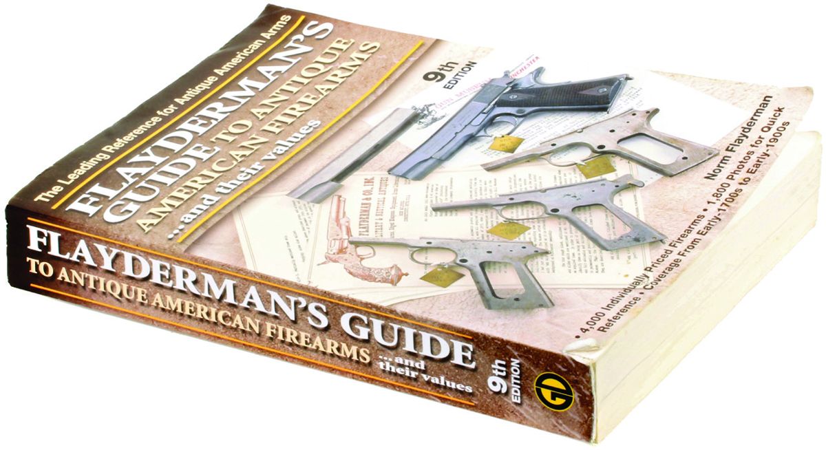 One of my well used copies of Flayderman’s Guide to Antique American Arms. Yes, I have more than one copy and a digital ebook version on my laptop. I doubt there is a day that goes by when I am working that I don’t refer to it at least once. The digital version is so easy to use (and doesn’t wear out), that I strongly suggest getting that version if you are going to use the book regularly.