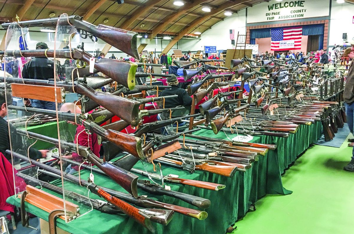 Antique firearms were available at this show for collectors of all types of Civil War era guns.