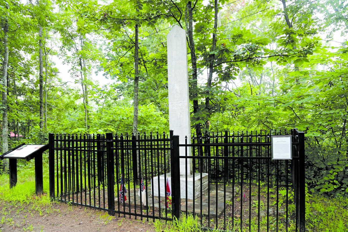 Polk Monument on Pine Mountain.