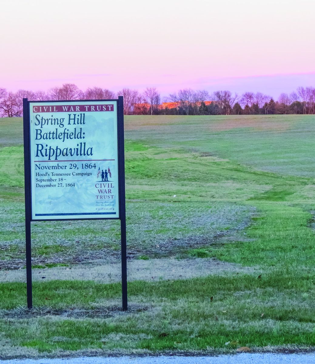 Civil War Trust acreage adjoining of the Spring Hill Battlefield.
