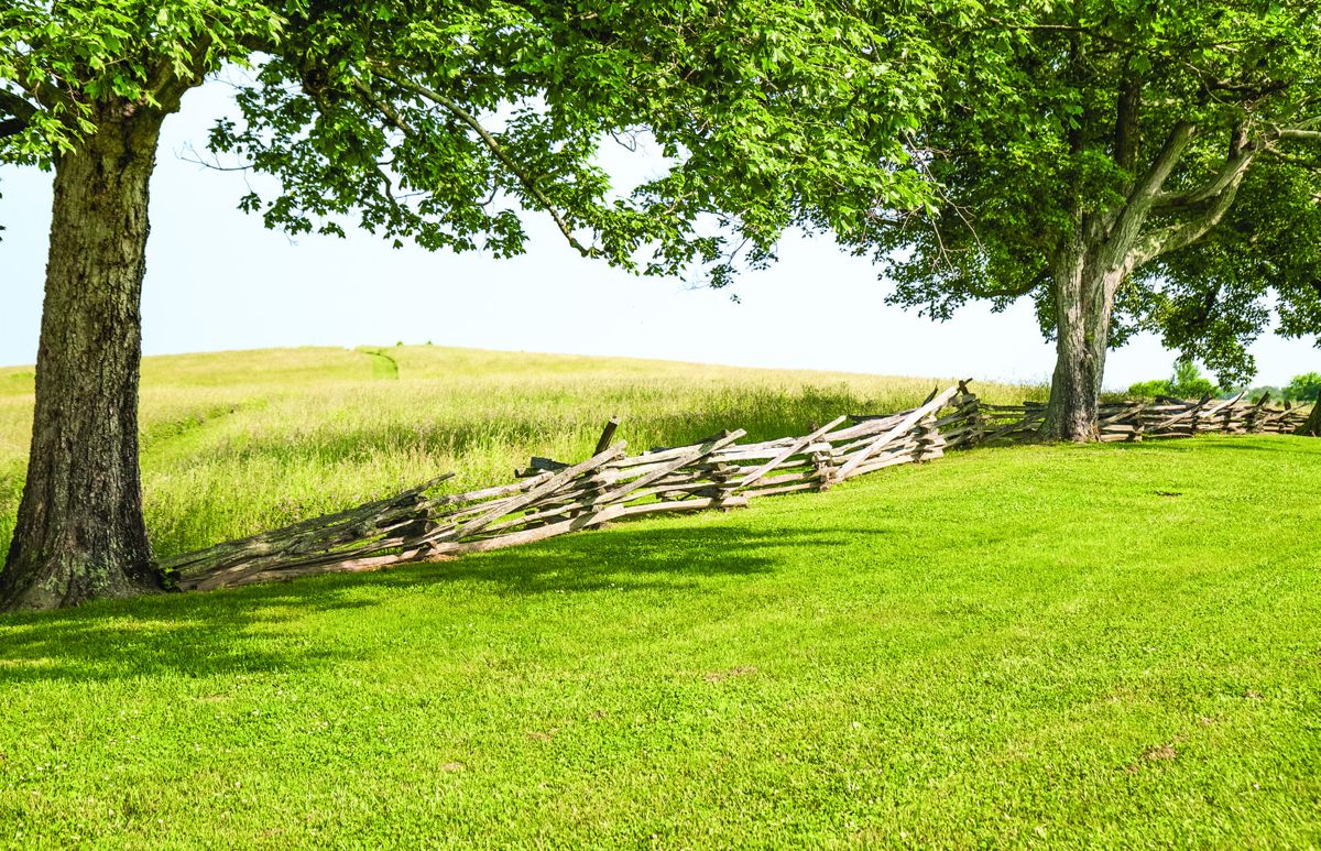 Rolling green at Perryville State Historic Site. With the preservation of 70 acres at Perryville in July 2016, the battlefield is near completion. (Civil War Trust, Civilwar.org)