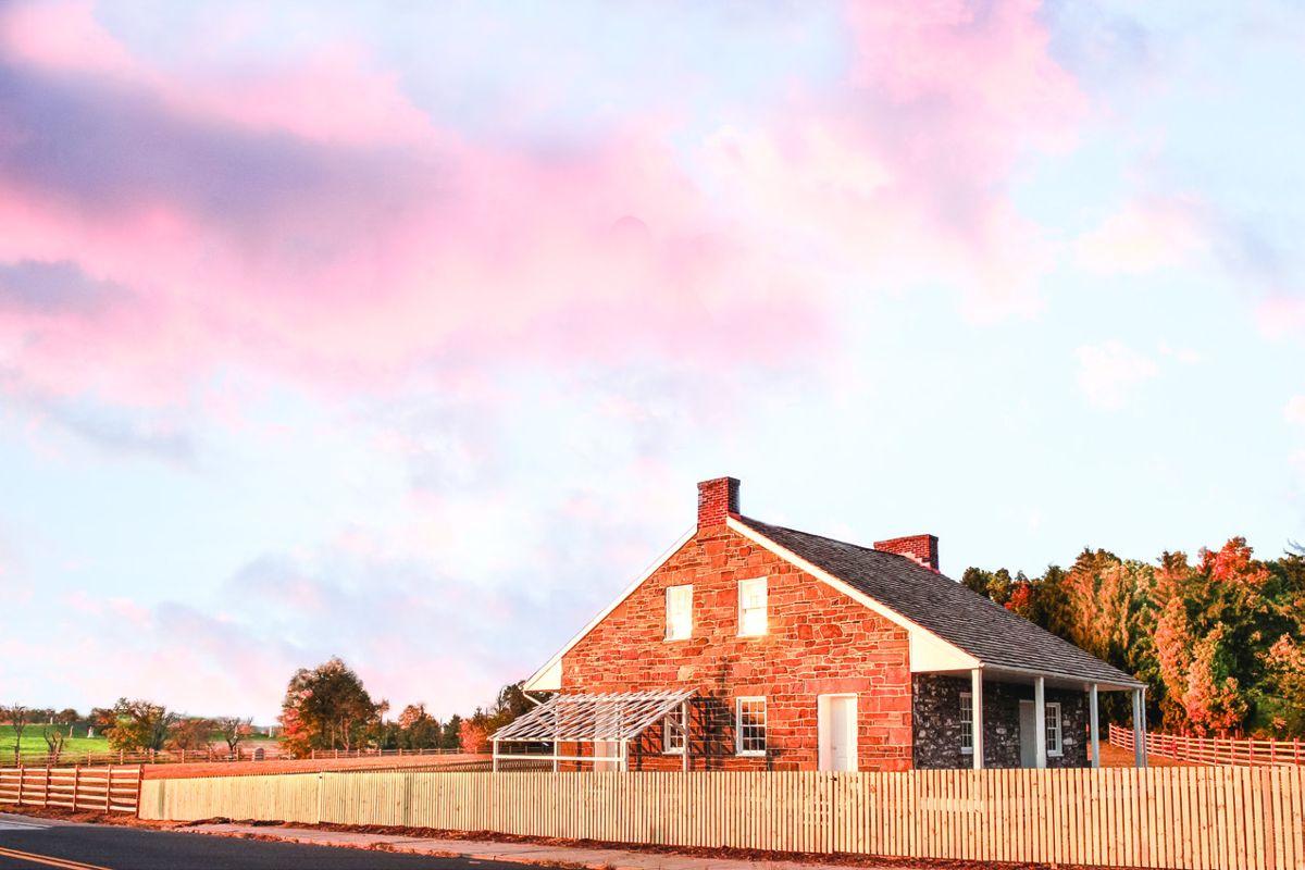 The restored home on the grounds of Gen. Robert E. Lee’s headquarters site during the Battle of Gettysburg. In October 2016, the Trust completed a $5.5 million project to preserve, restore and interpret the home and surrounding four acres.