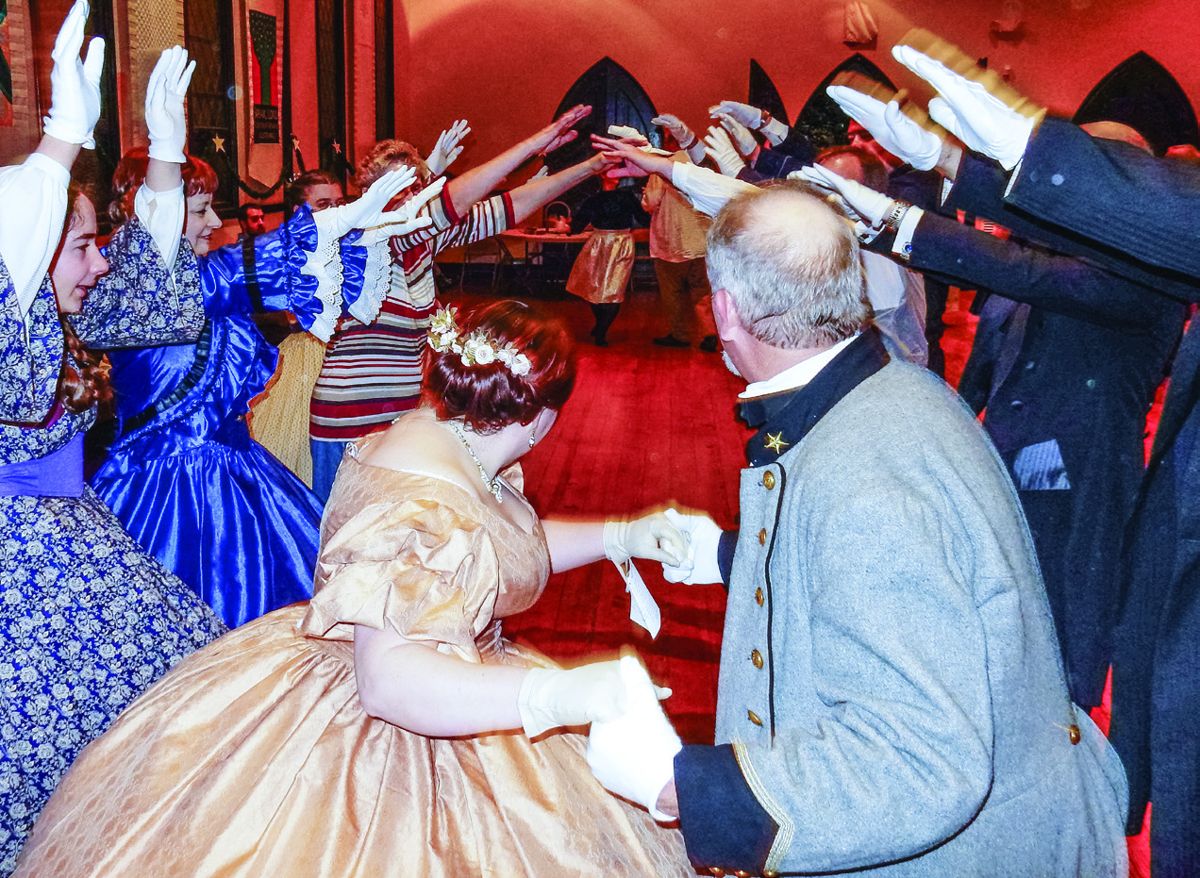 Dancers from all over Virginia participated in the ball.