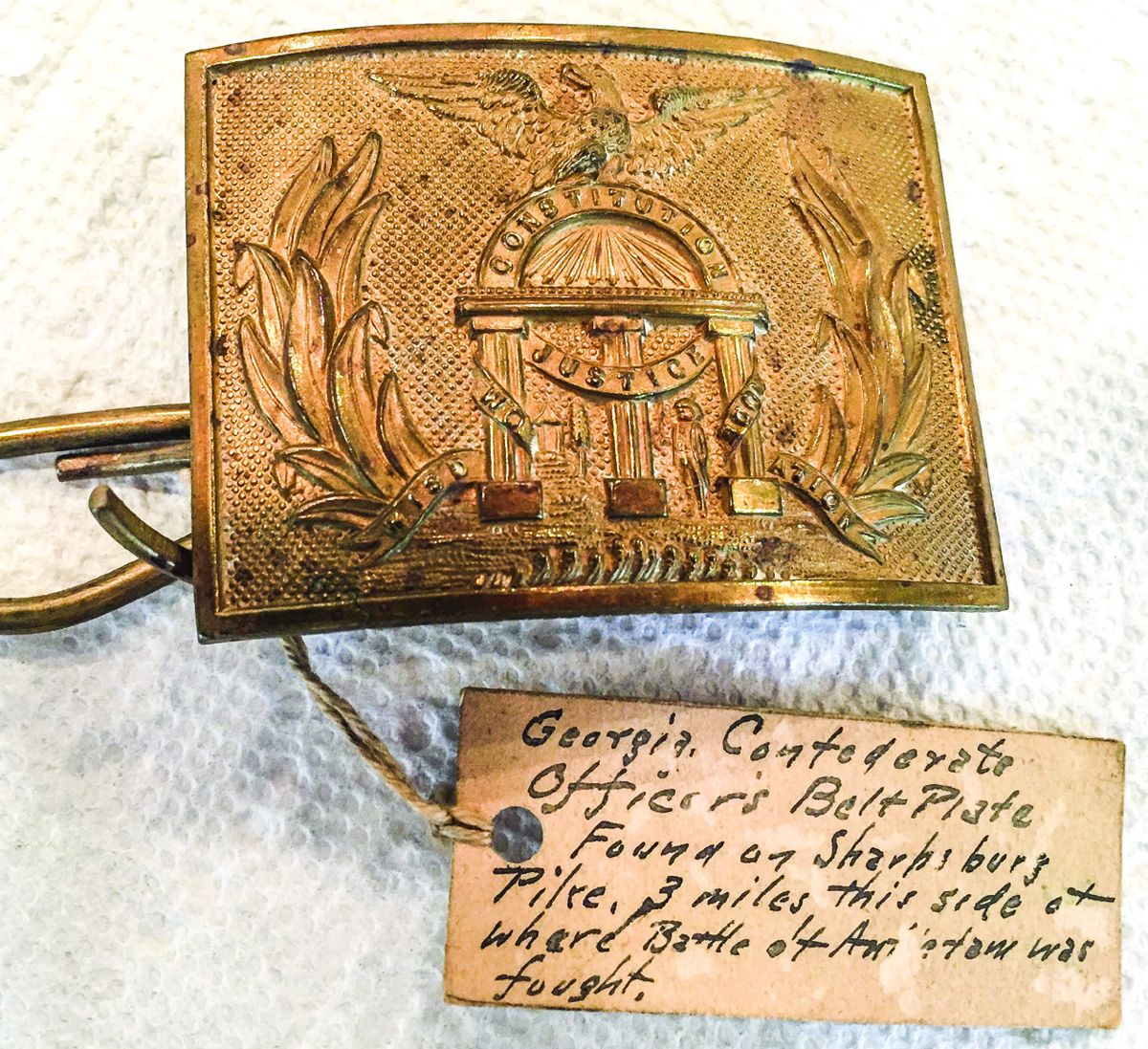 This is a beautiful example of a rarely-encountered militia plate. There are only a handful of excavated examples known.