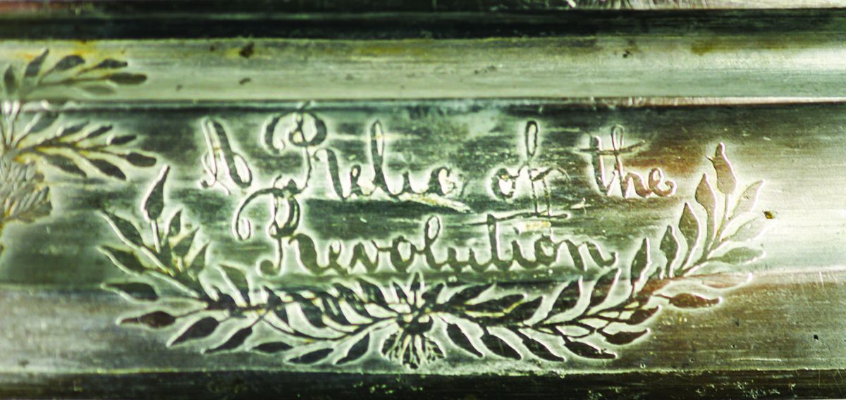 Still conscious after being borne from the battlefield of Seven Pines where he was wounded, Johnston realized that he did not have his Colt revolver or his sword. “That sword was the one worn by my father in the Revolutionary War, and I would not lose it for $10,000,” he exclaimed. Someone retrieved the sword and the revolver. Closer examination reveals that the blade of the sword is not original and dates to the early 19th century. It seems likely that Johnston had the sword re-bladed for his own use after his father’s death in 1831.