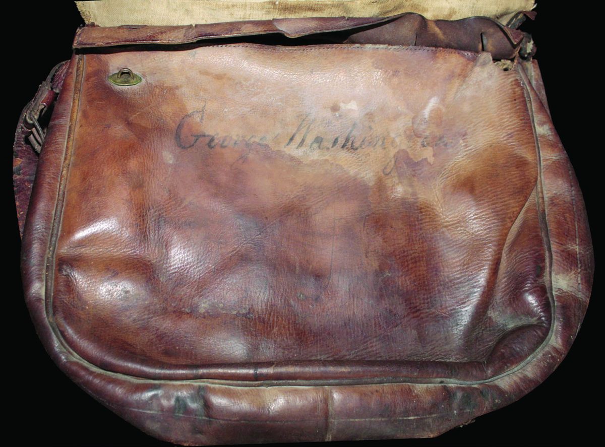 Inside reads “George Washington”.