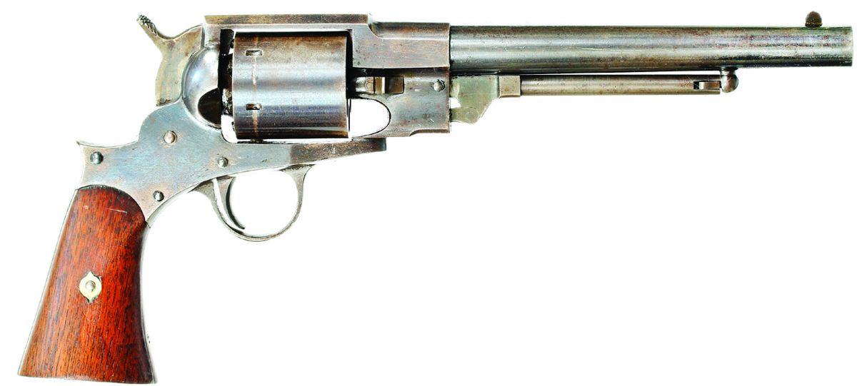 Overall view of the obverse of a Freeman Army Revolver. (All photos by Tim Prince)
