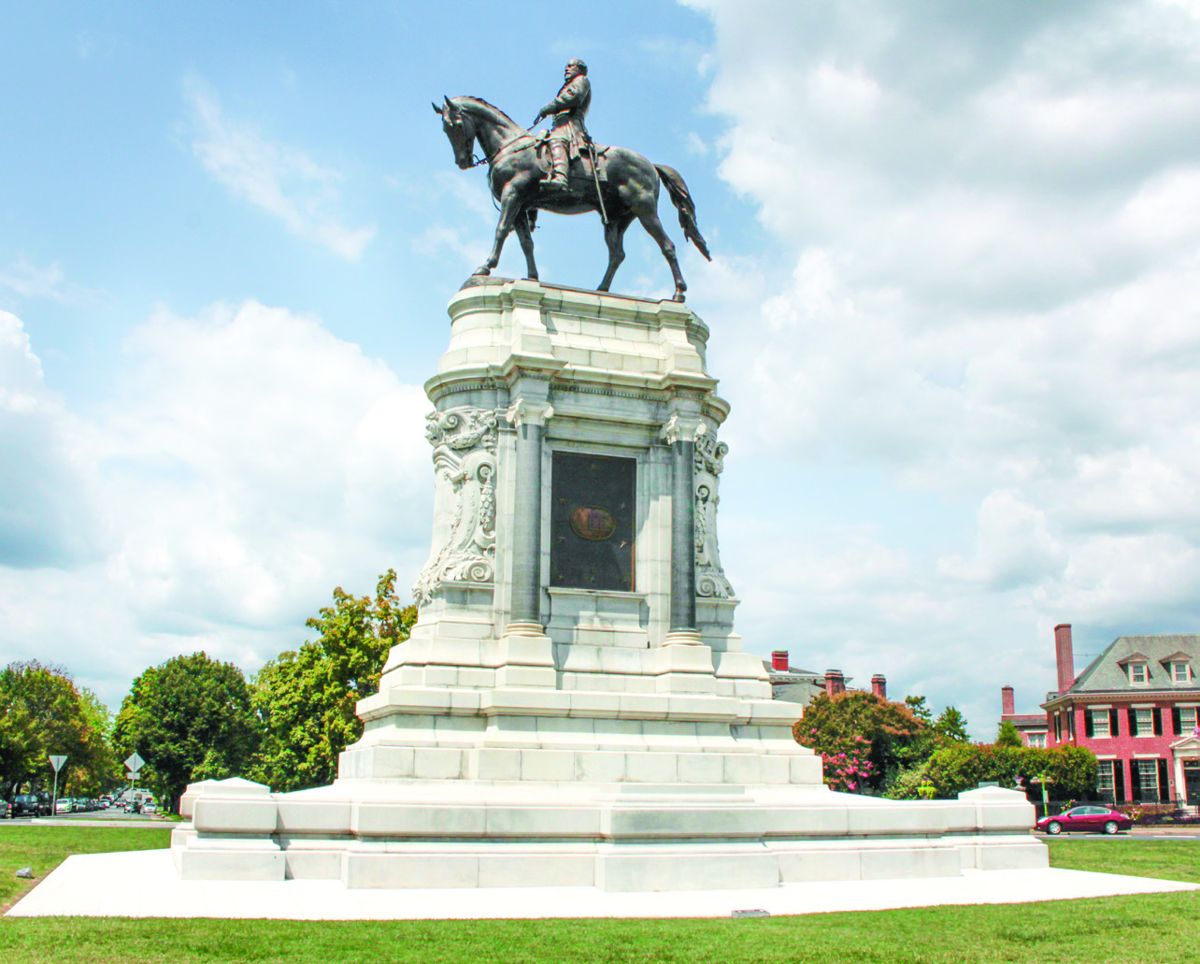 Robert E. Lee – equestrian sculpture by Antonin Mercié; unveiled May 29, 1890. (All photos by Shannon Pritchard)