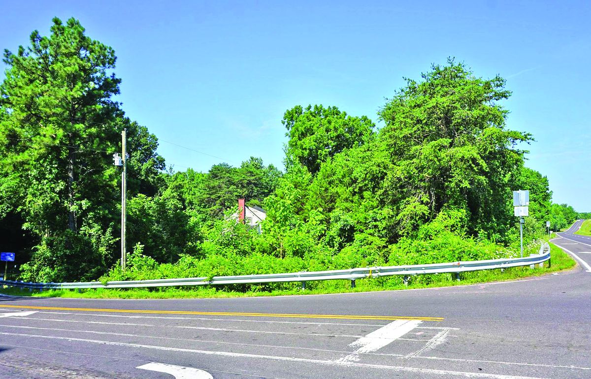 Kinney Tract Intersection. The house in the background was be selected by a random drawdemolished.