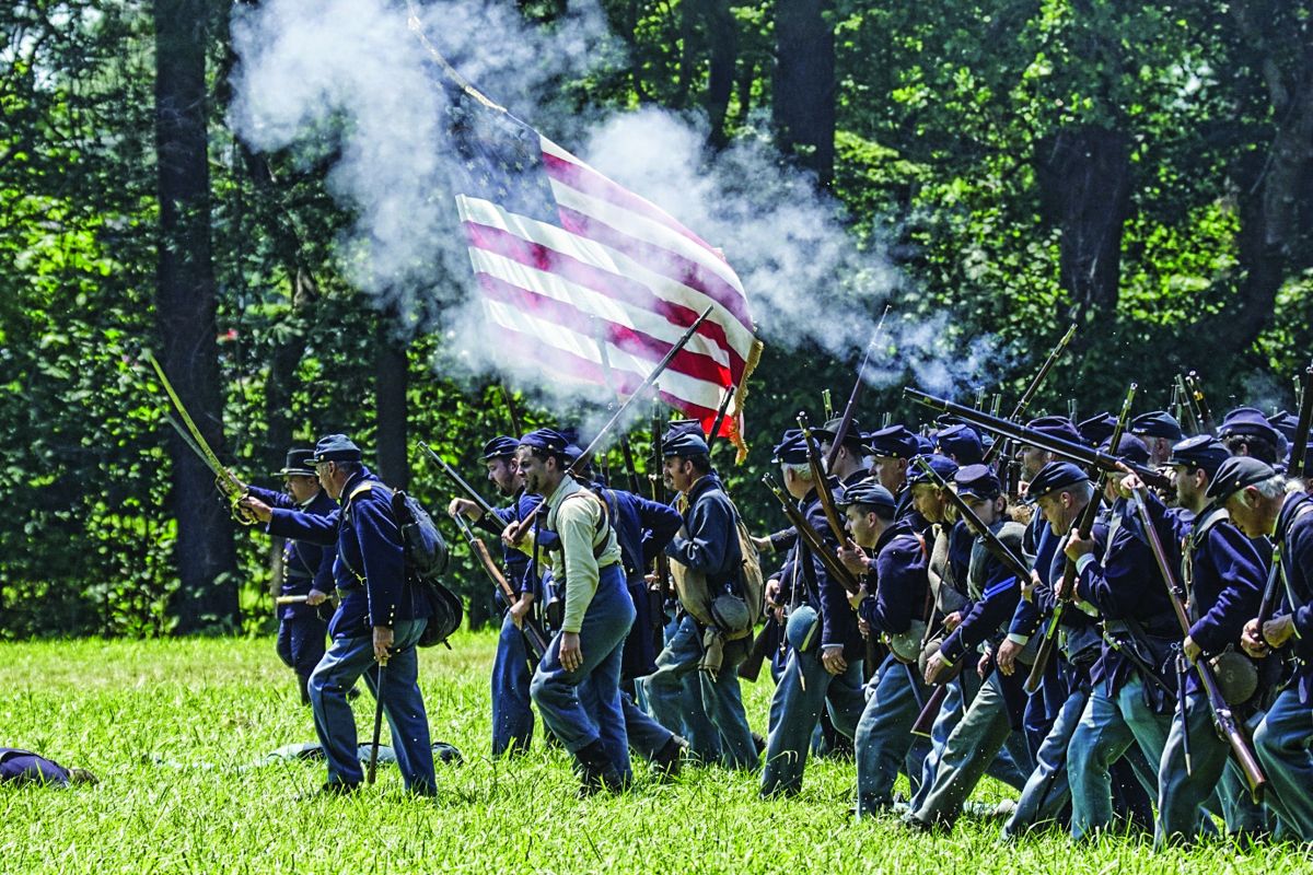 Union Counterattack on Casey’s Redoubt. (Tom George Davison)