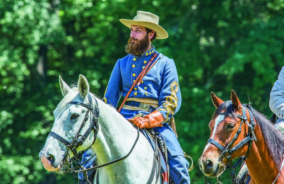 Guy W. Gane III as General Hood at Endview. (Shelly Liebler)