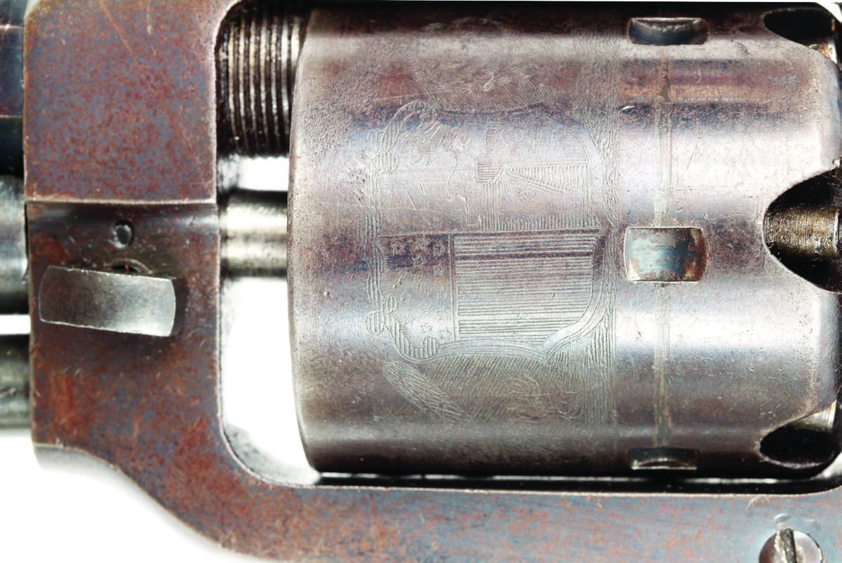 Standard shield panel found on Whitney Navy cylinders.
