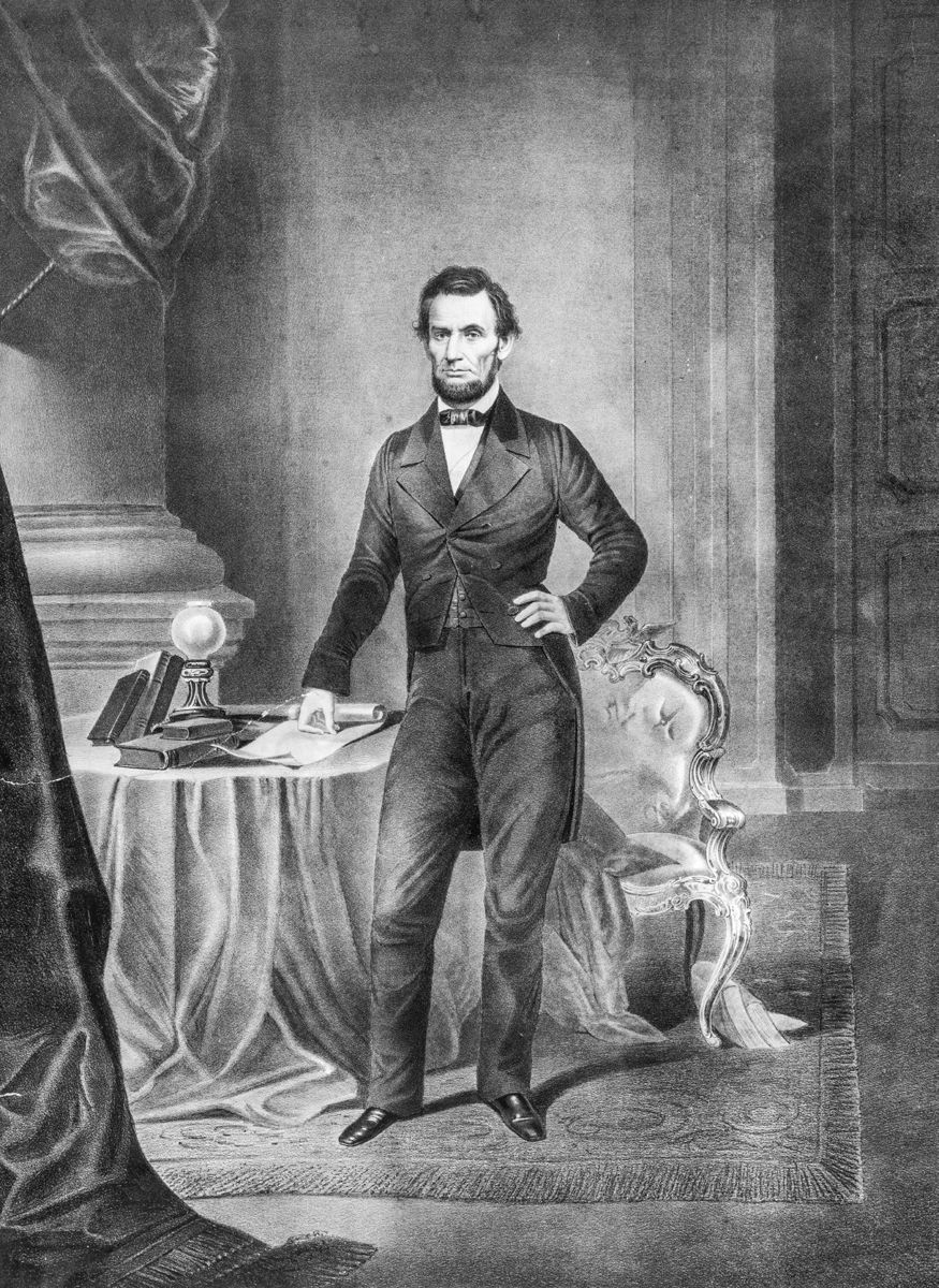 Exhibit D. Buttre burnished out Fremont’s face replacing it with Lincoln’s.