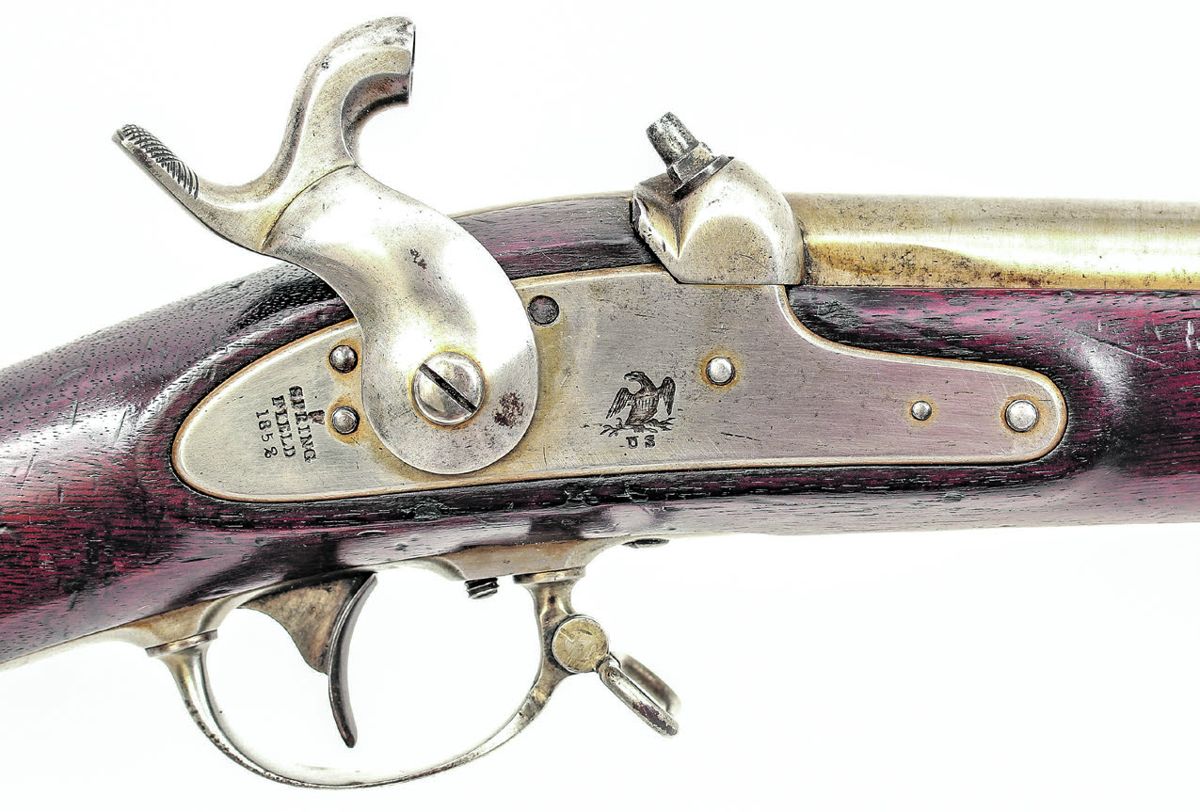 1852 dated U.S. M1851 Cadet Musket Lock.