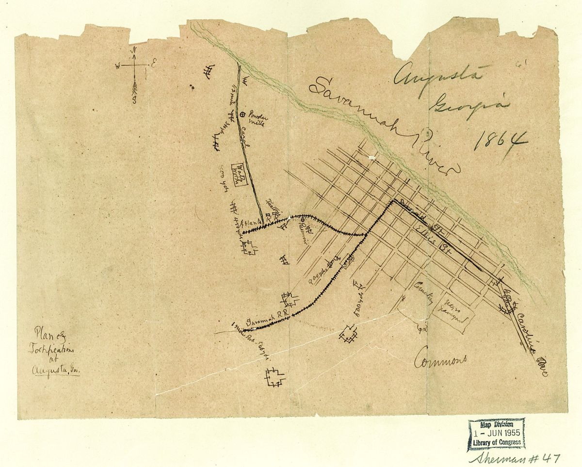 Augusta, Ga. Map S47.