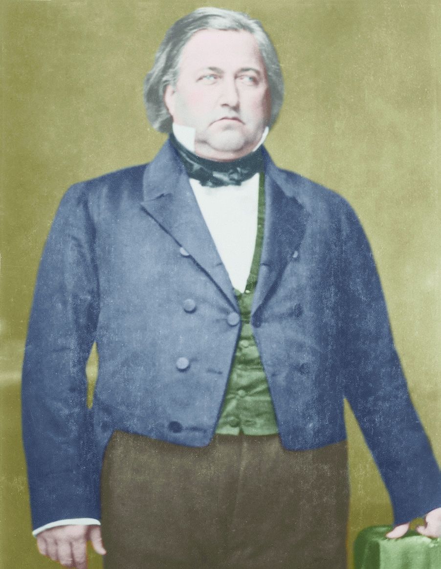 Gen. Humphrey Marshall, C.S.A. Colorization civilwarincolor.com civilwarincolor.com/cwn (National Archives)